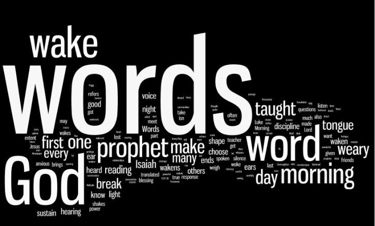 Words that wake us